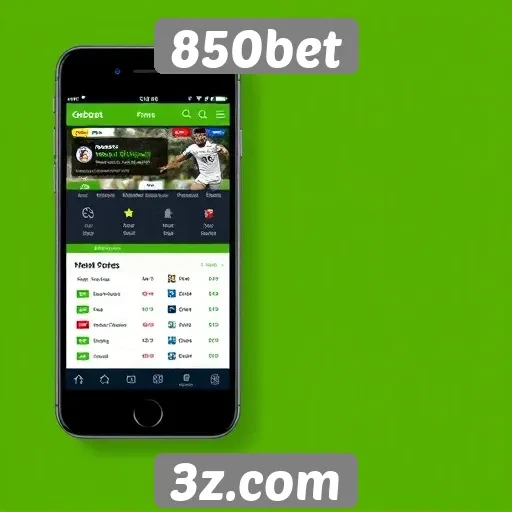 Acessibilidade do site 850bet para dispositivos móveis