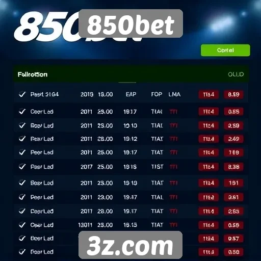 Comparativo de odds entre 850bet e outras plataformas