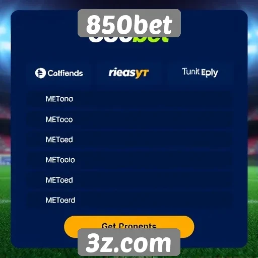 Métodos de pagamento disponíveis na 850bet